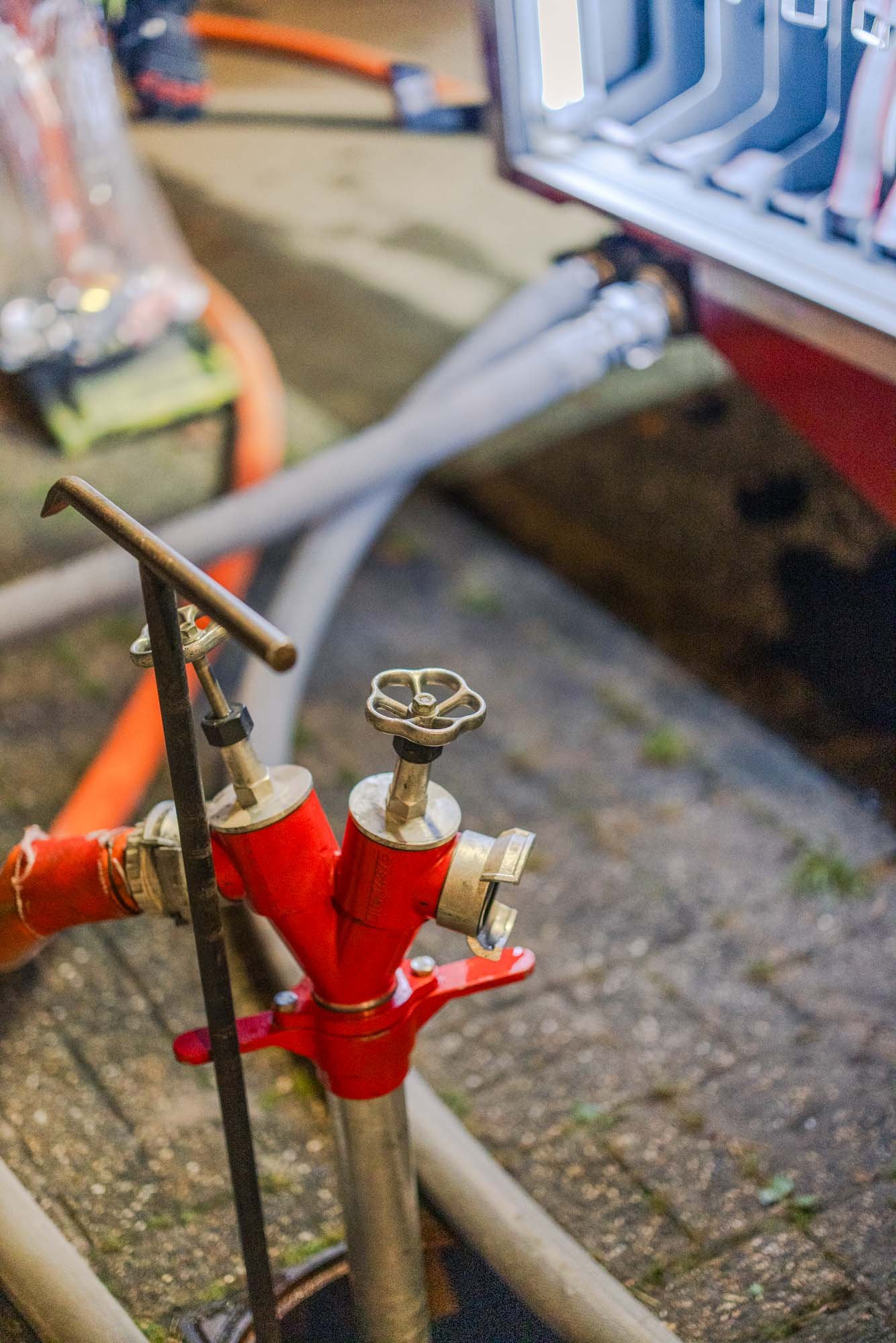 Hydrant System Set Up for Tomorrowland Firefighting Operations - Boom, July 16, 2025