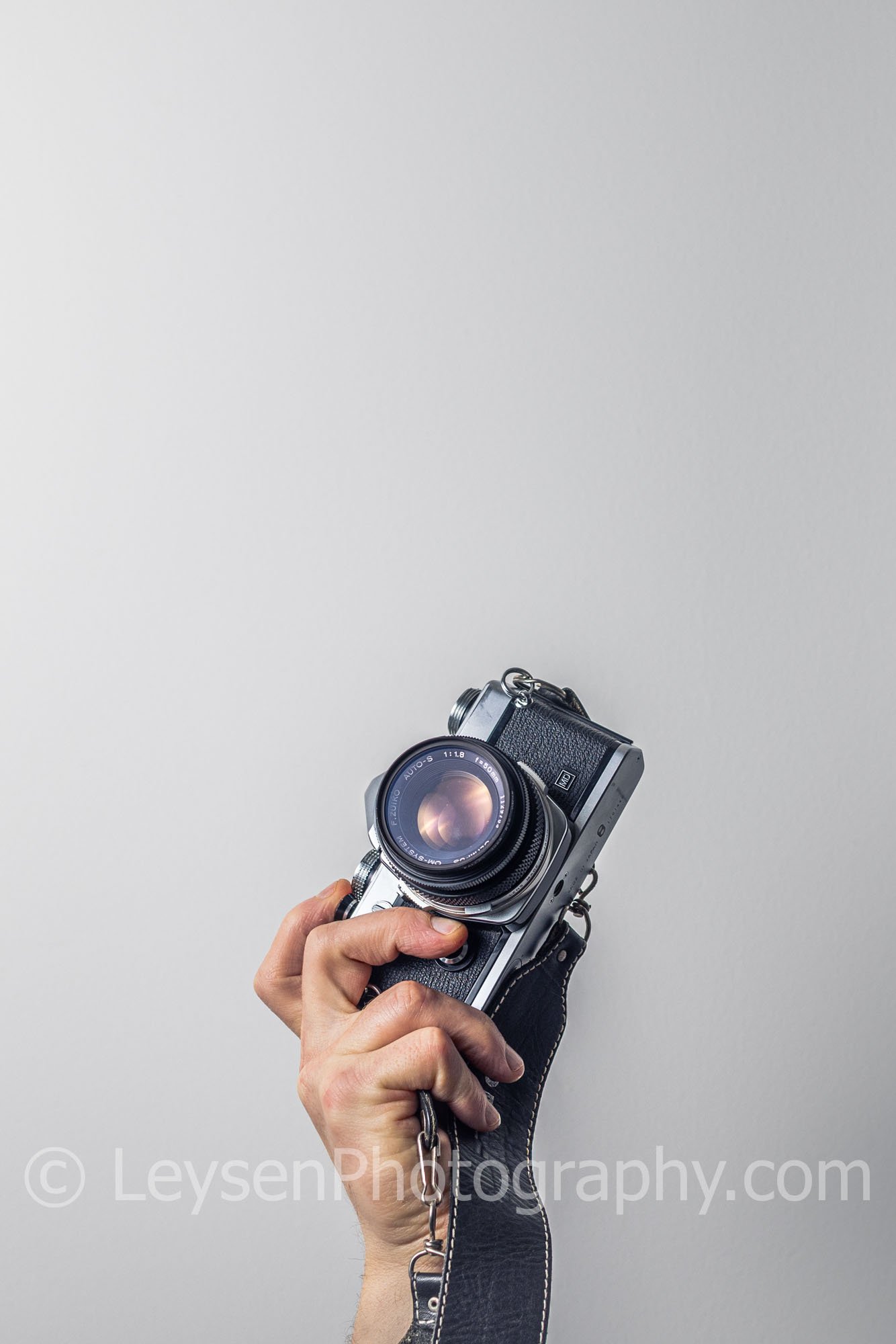 Minimal Photography Concept with Vintage Camera