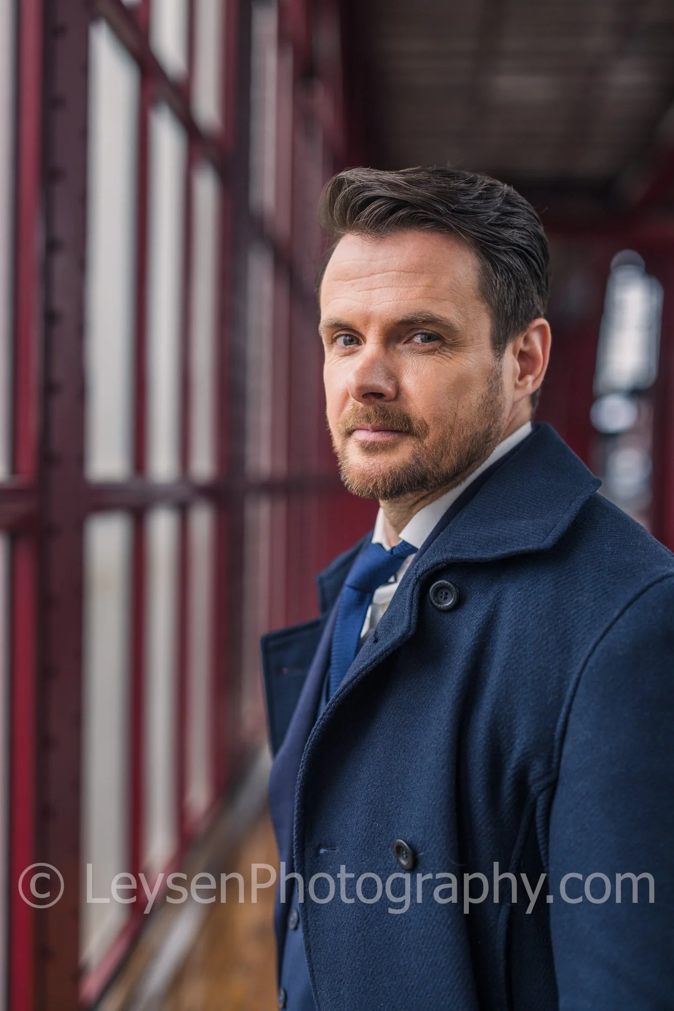 Close Up Portrait of Businessman in Suit – Corporate Executive Branding Photo