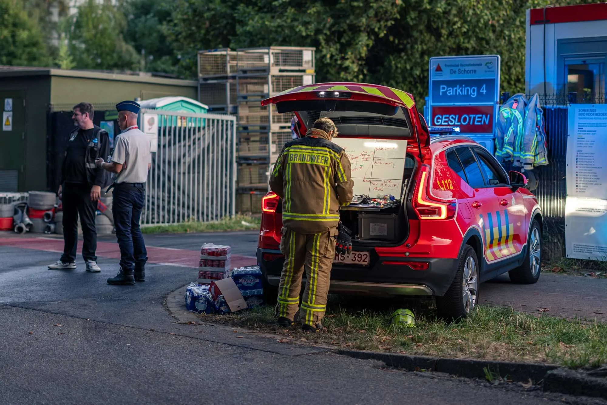 Fire command post set up near Tomorrowland festival after blaze - Boom, July 16, 2025