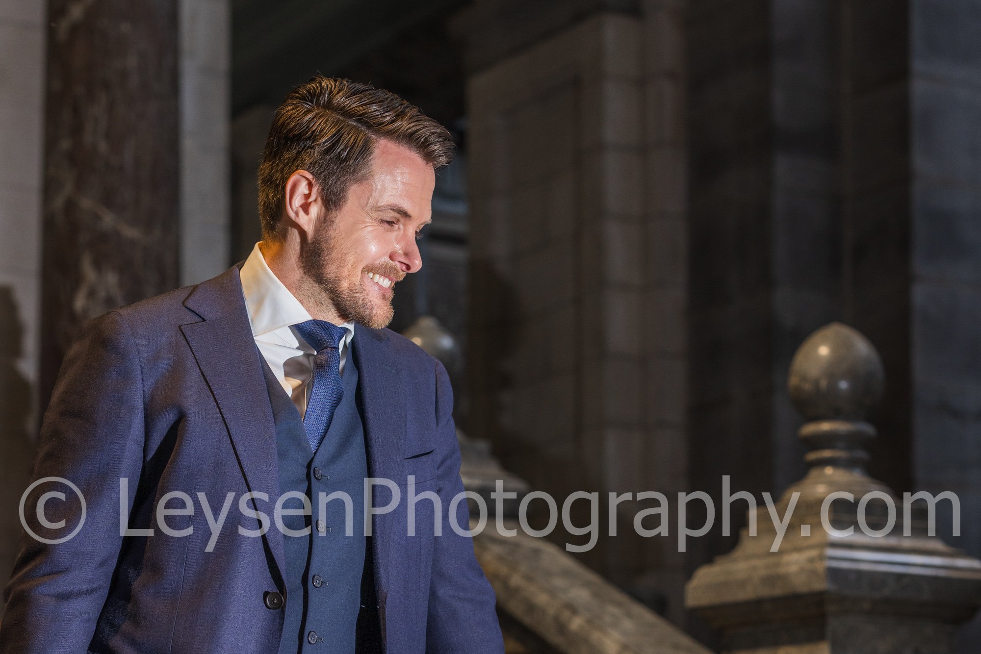 Professional Businessman Portrait in Historic Building – Executive Branding Photo