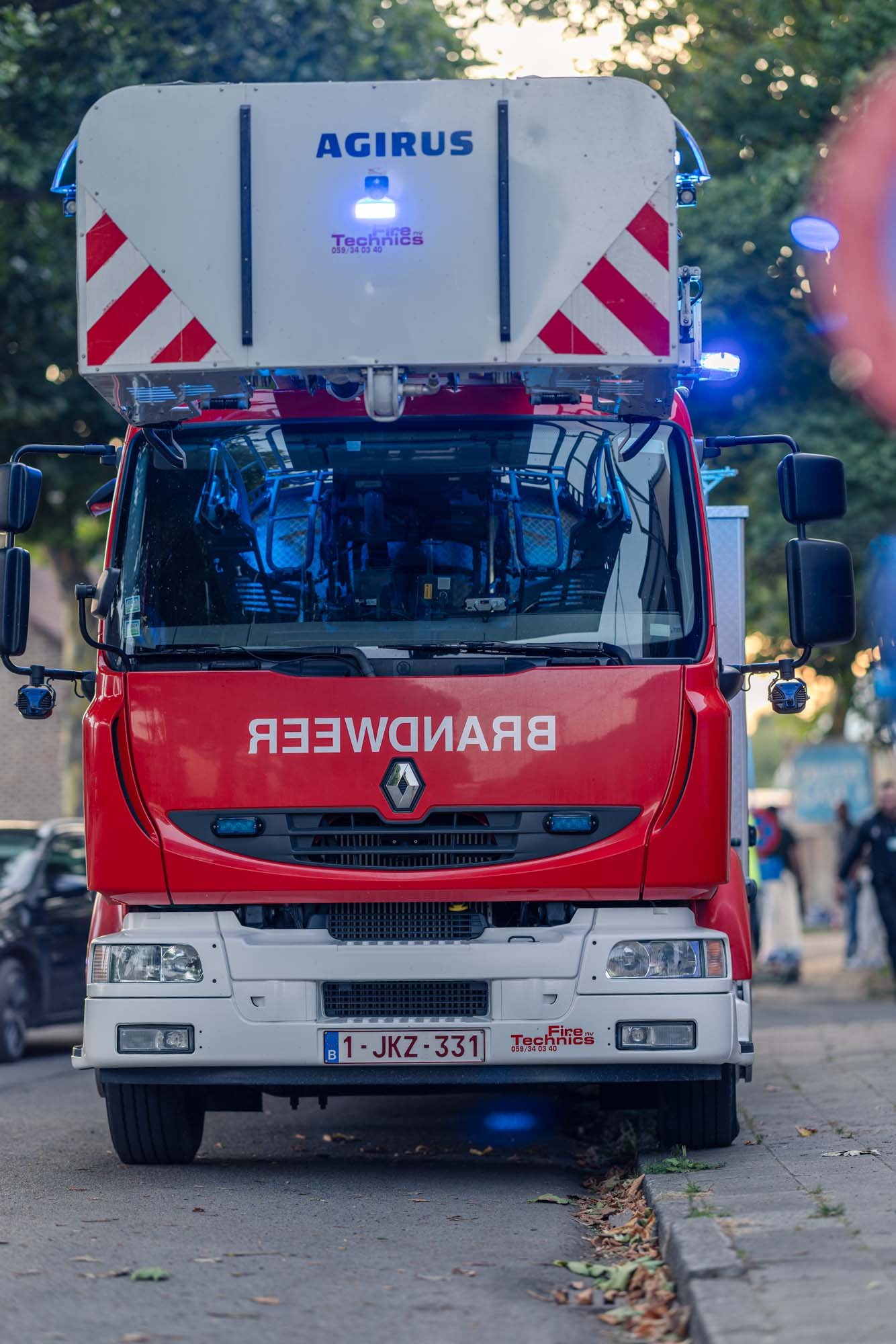 Emergency services on standby outside Tomorrowland festival site - Boom, July 16, 2025