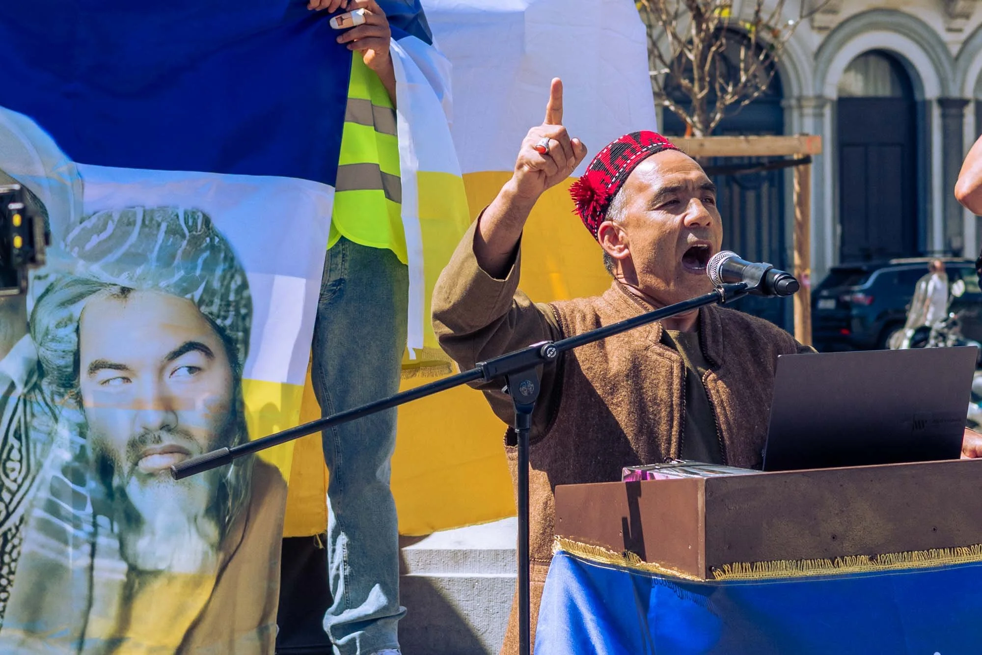 Hazara activist speaks out at EU protest in Brussels – Brussels, July 3, 2025