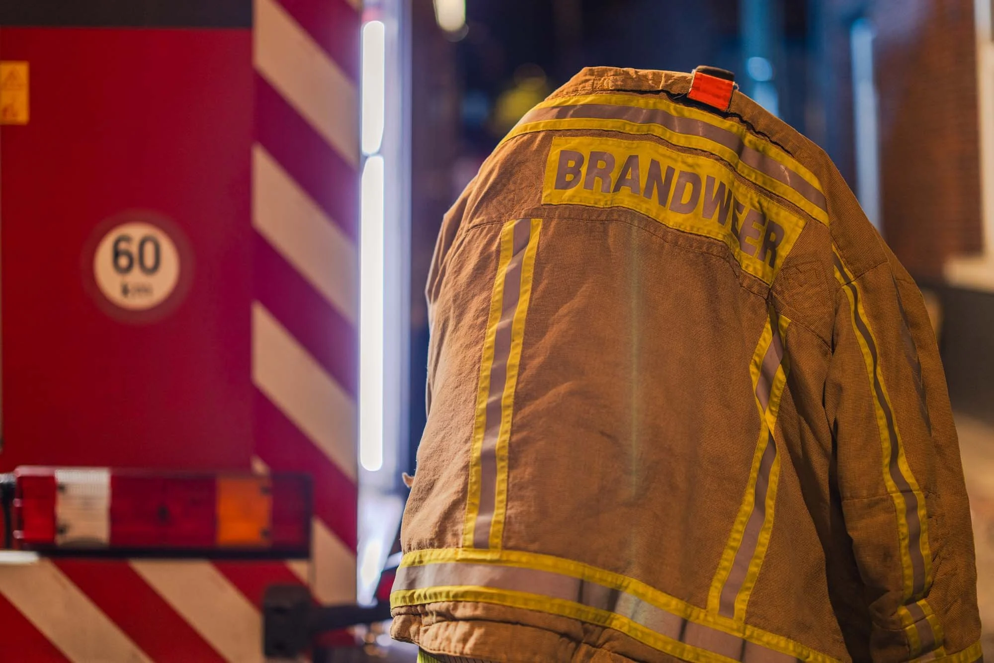 Belgian Firefighter Uniform at Tomorrowland Fire Response - Boom, July 16, 2025