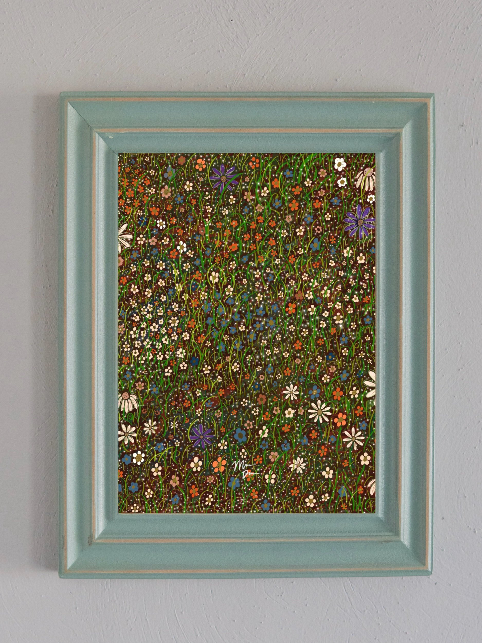 flower field art print
