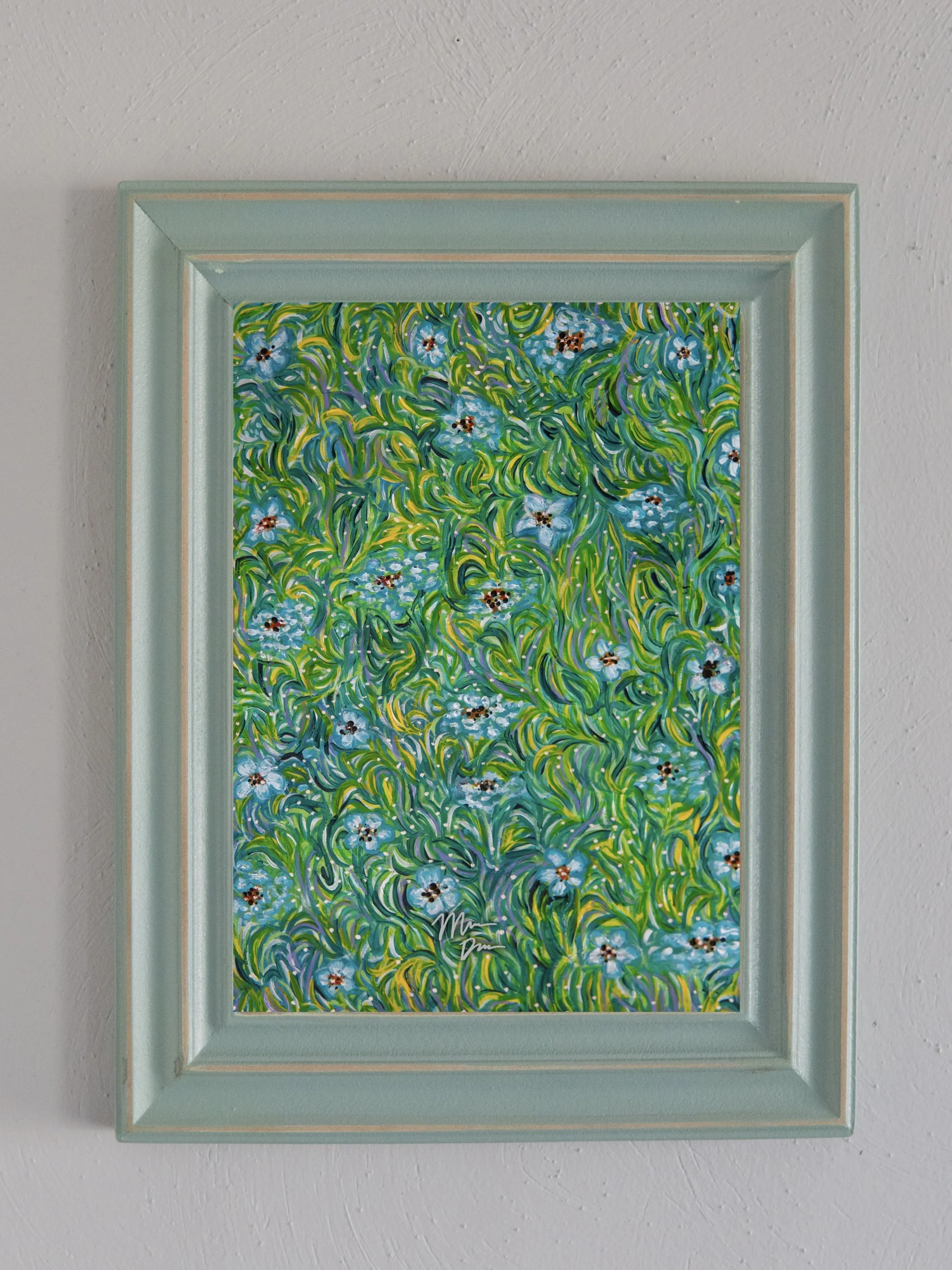 abstract florals art print #2