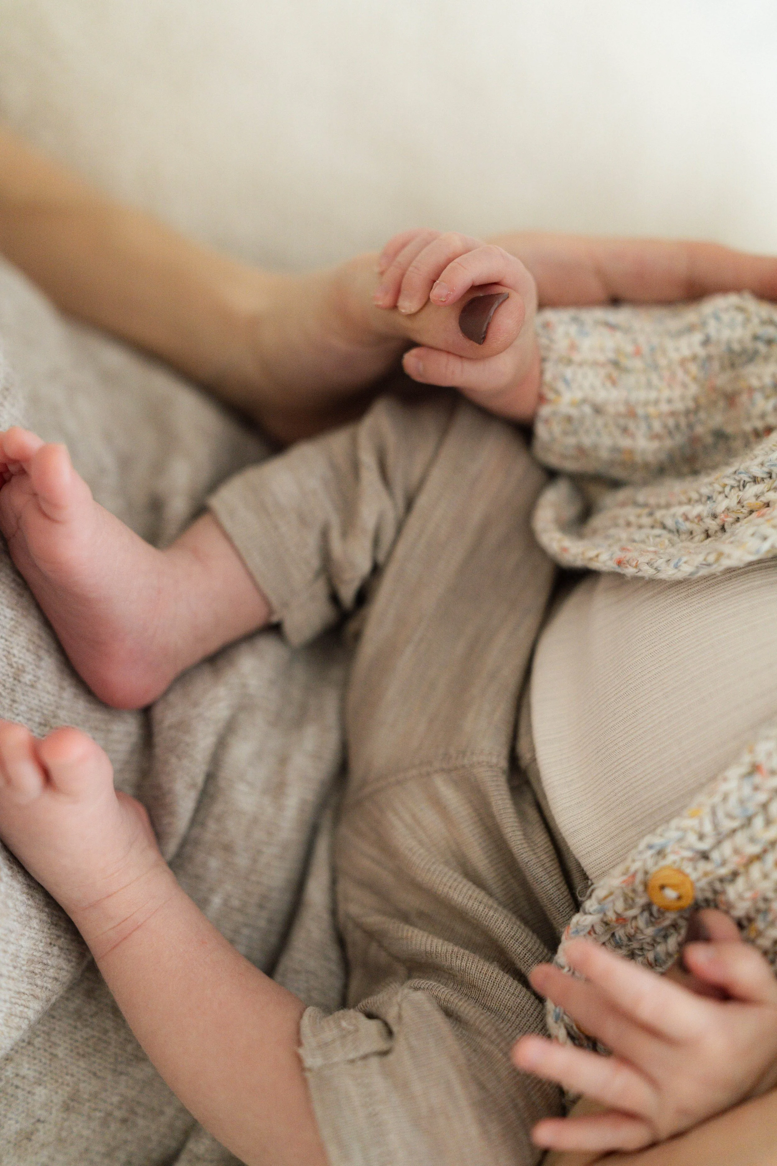 New Born Baby ist wenige Wochen alt