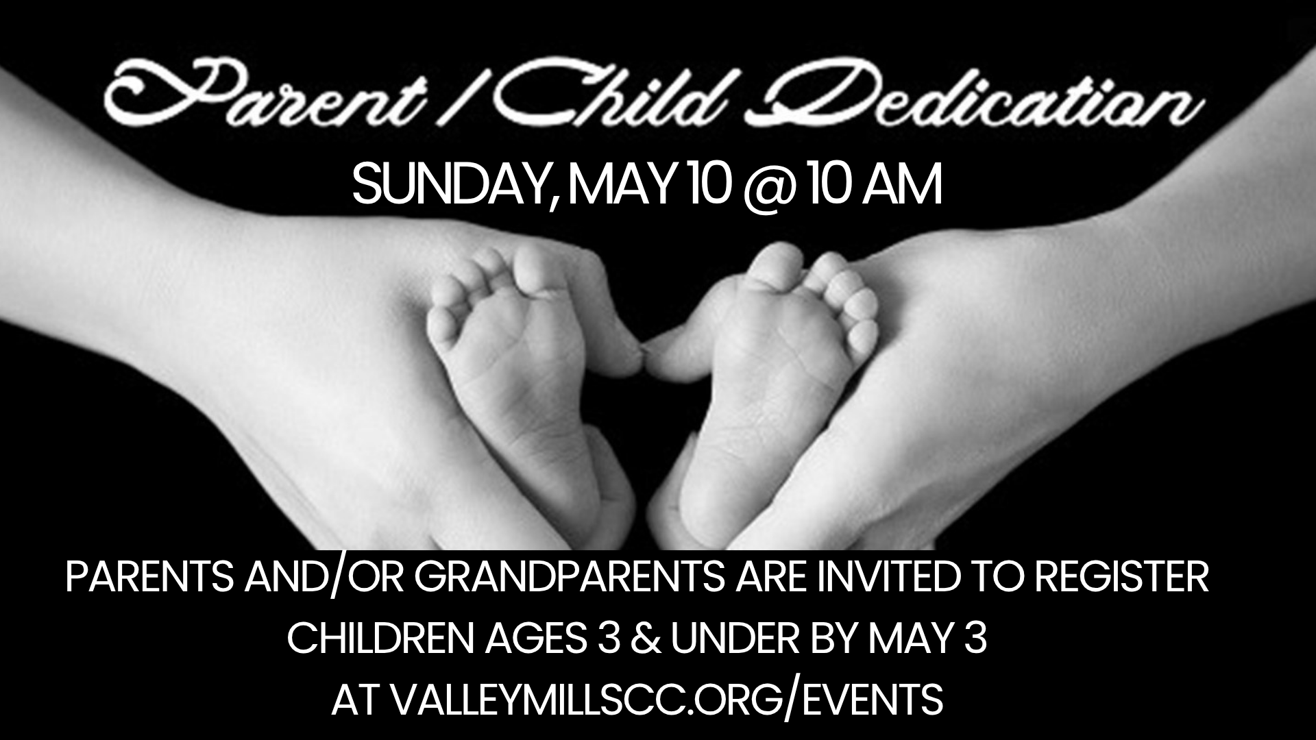 Parent/Child Dedication