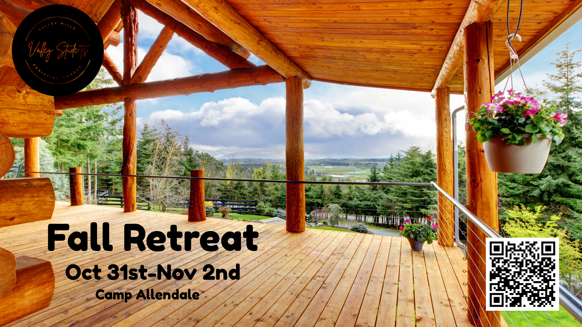 Student Min. - Fall Retreat 2025 (with QR Code).png