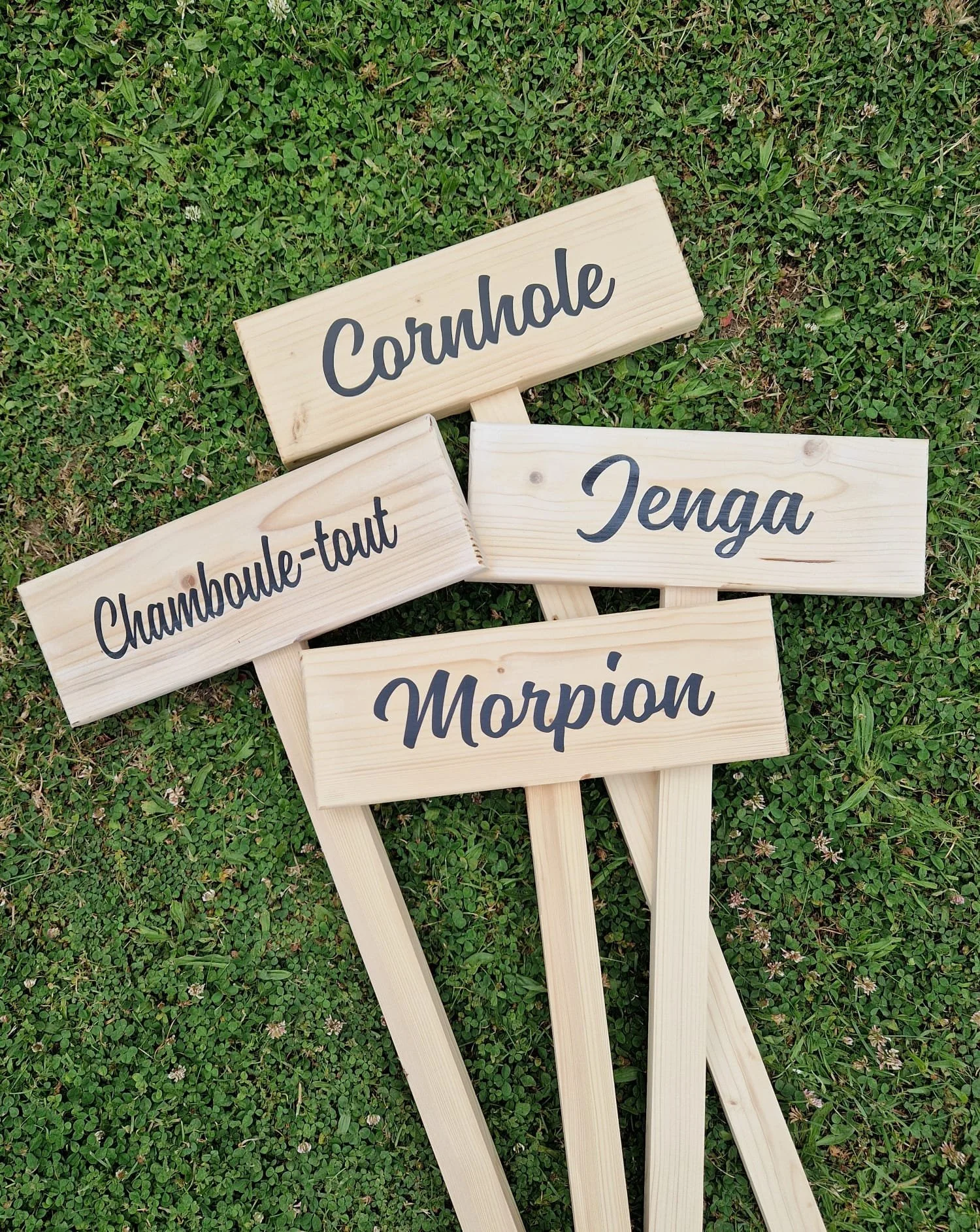 location objets bois mariage Lannion