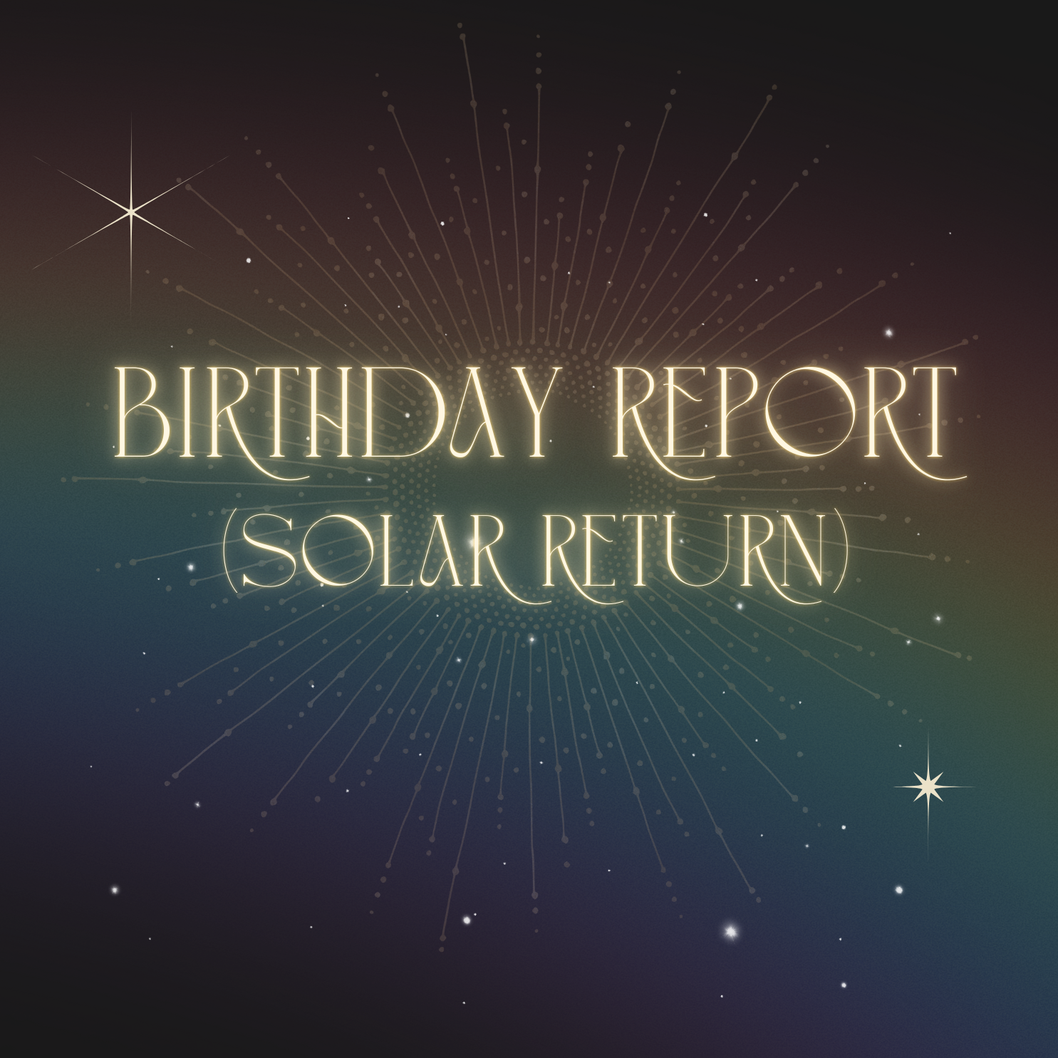 Solar Return Birthday Report