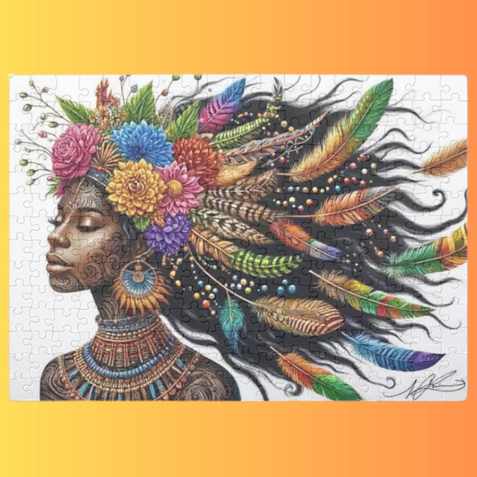 Tranquility in Bloom Puzzle (10" x 14")