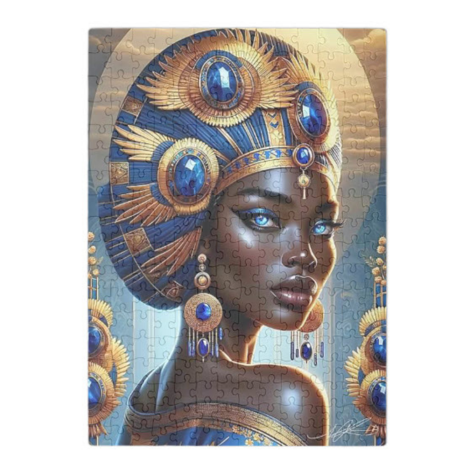 Asian Bloom Puzzle (10" x 14")