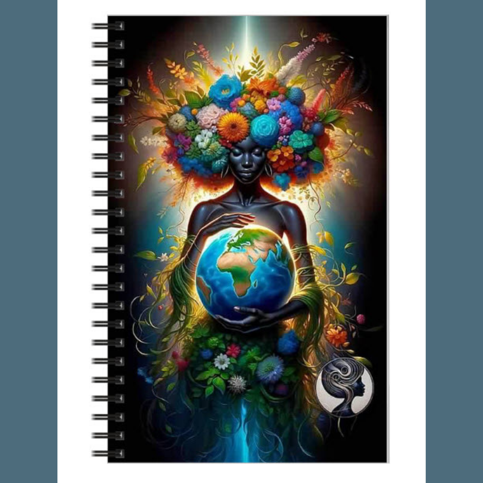 Art-Covered Coil Notebook (Mother of All Living Things 2) | 5" x 8"