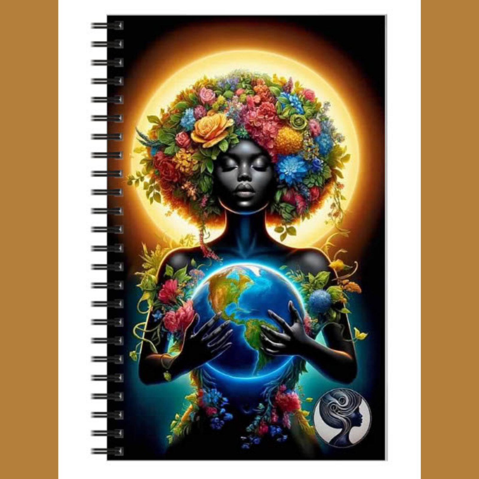 Art-Covered Coil Notebook (Mother of All Living Things) | 5" x 8"