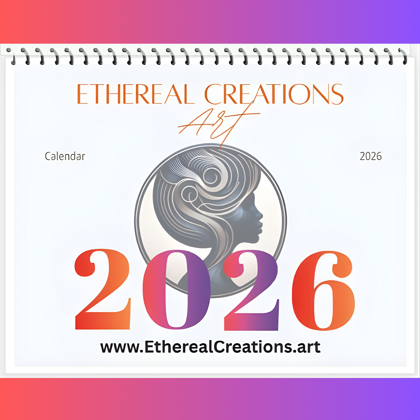 2026 Ethereal Creations Bound Art Calendar
