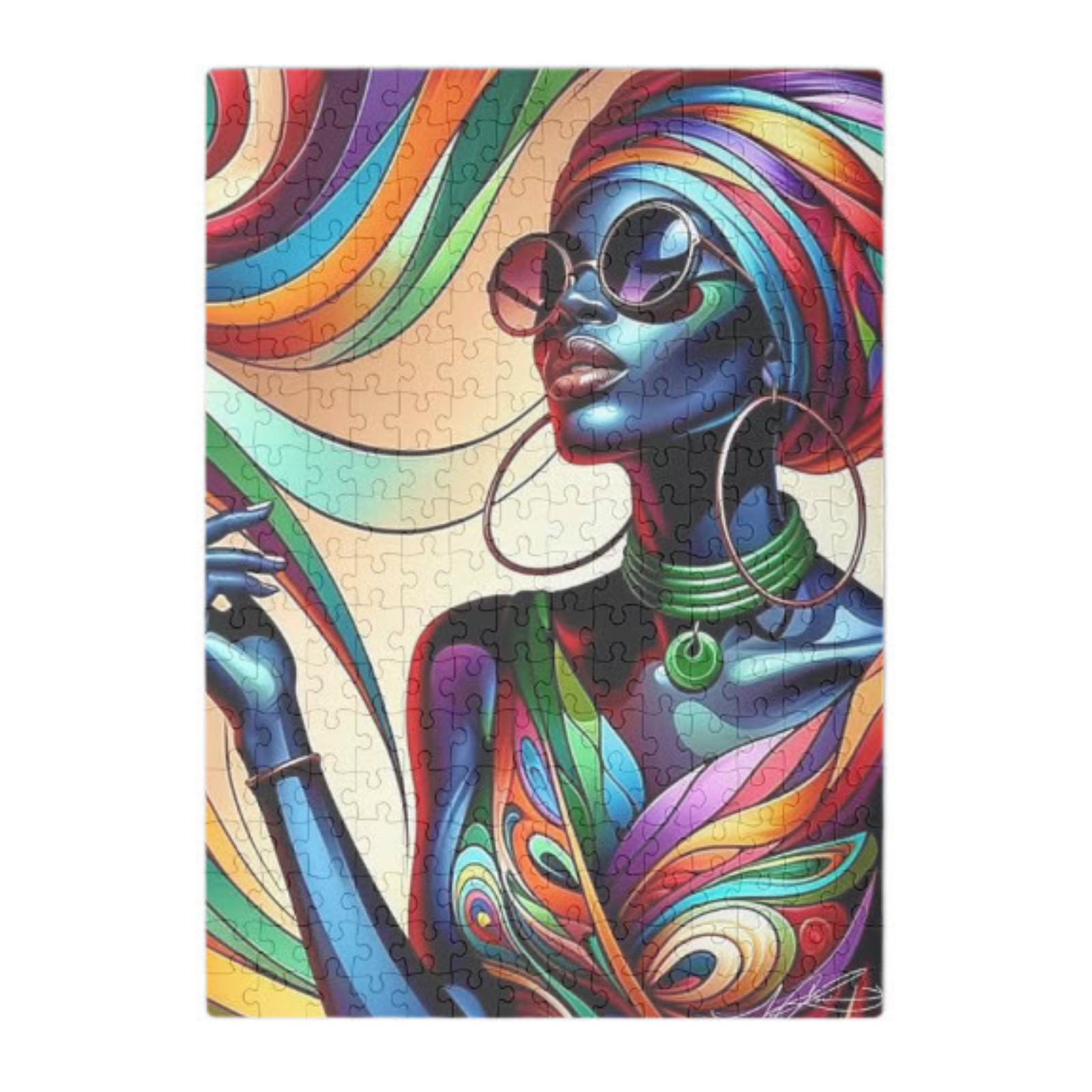 Fluidity in Motion Puzzle (10" x 14")