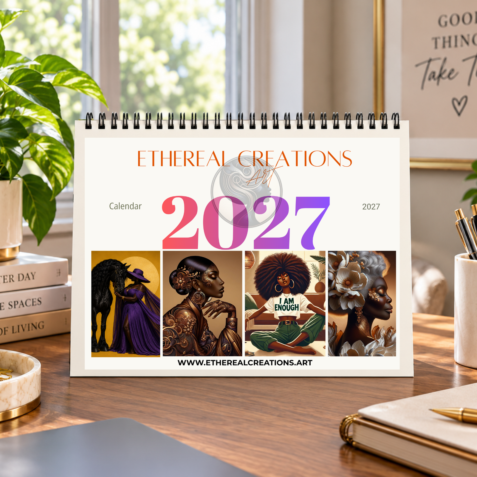 2027 Ethereal Creations Bound Art Calendar