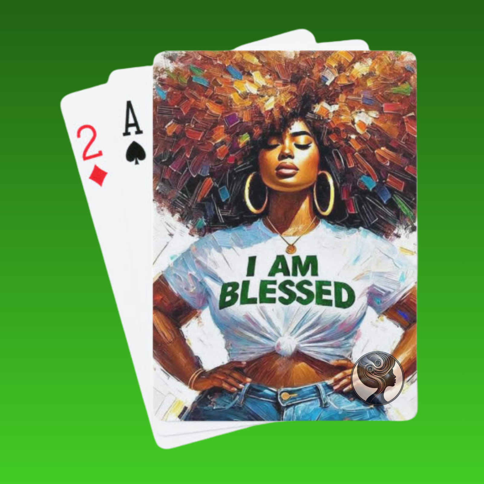 I Am Blessed Playing Cards