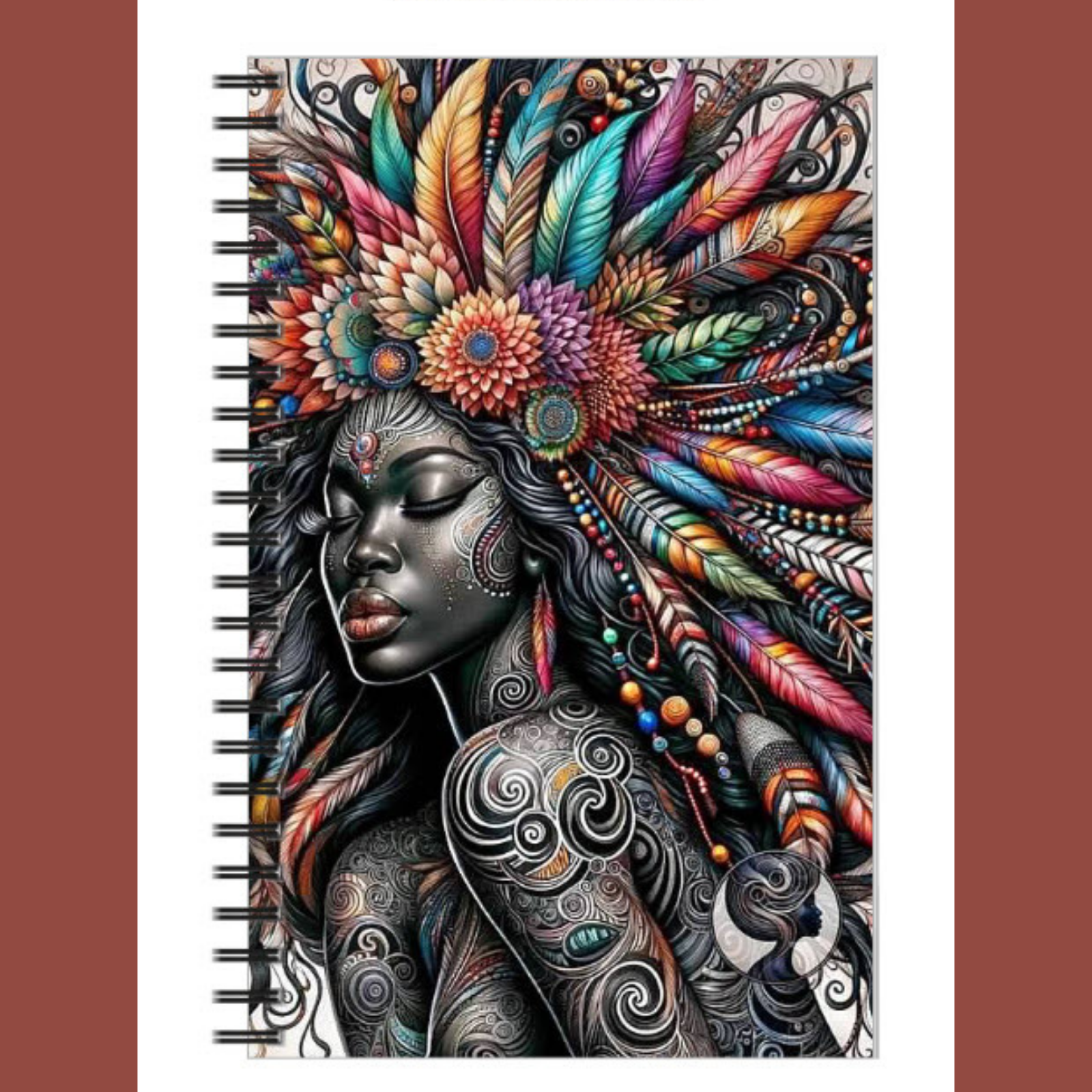 Art-Covered Coil Notebook (Blooming Brilliance) | 5" x 8"