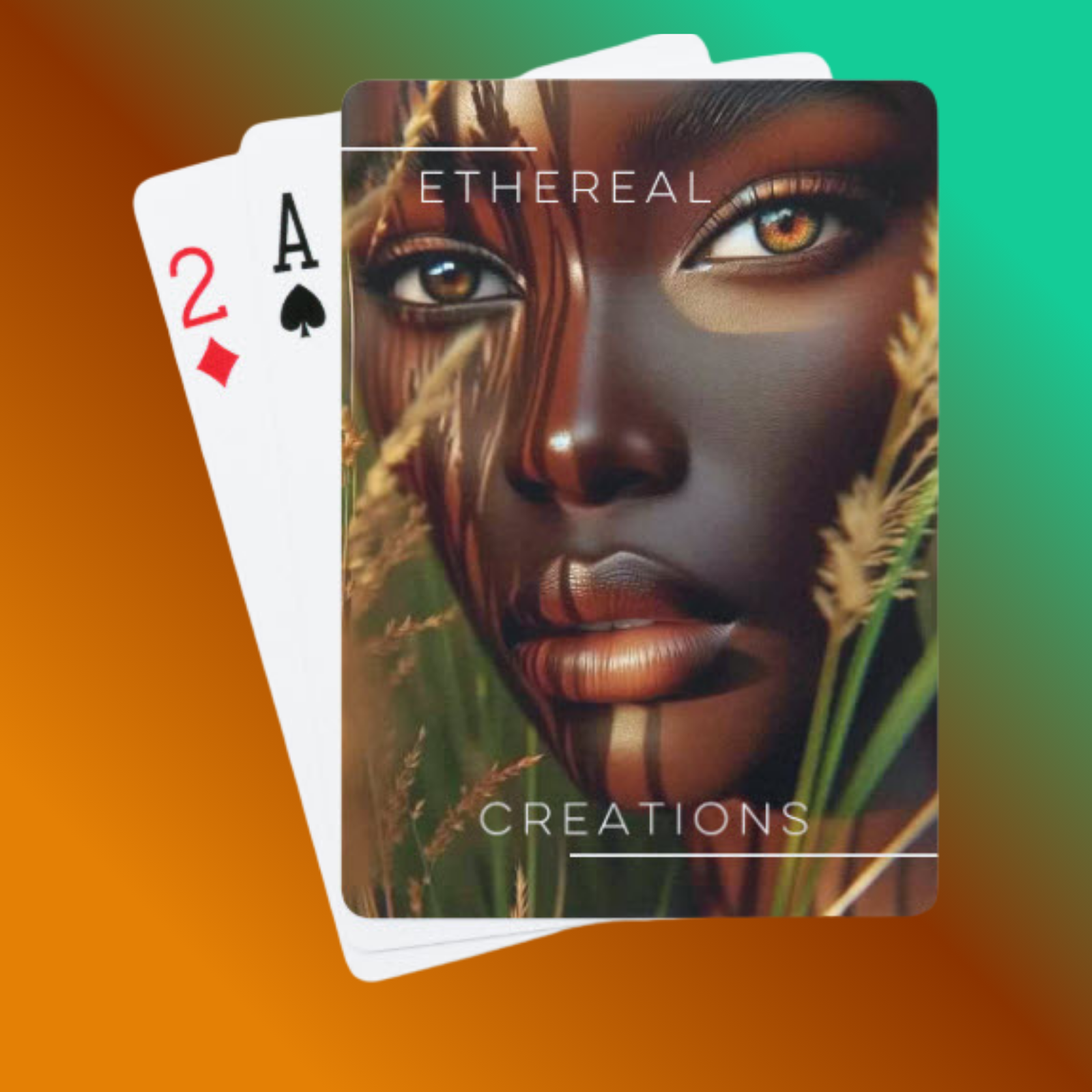 Ember in the Grass Playing Cards