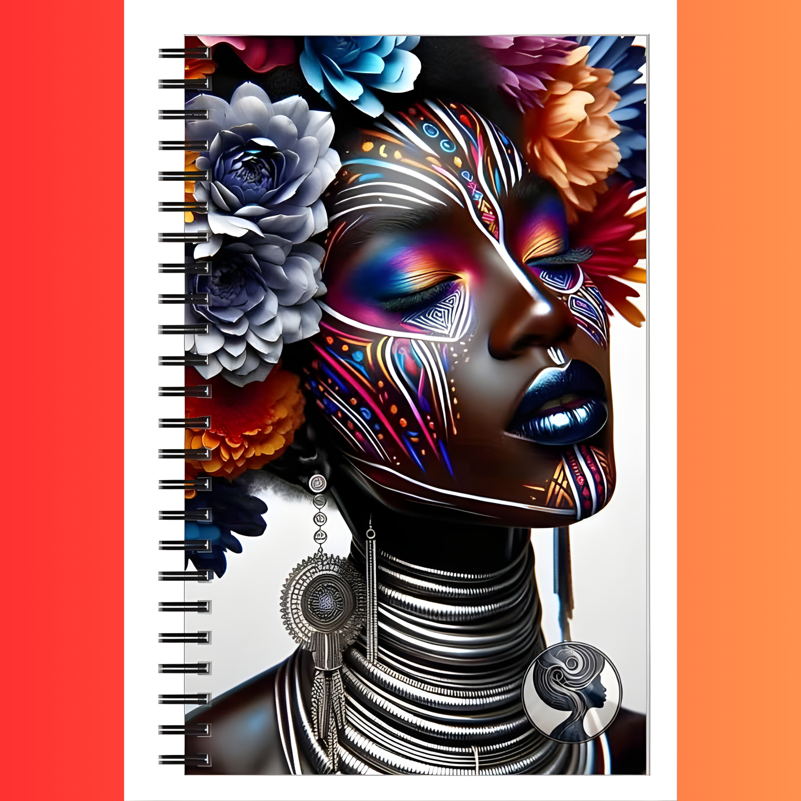 Art-Covered Coil Notebook (Blooming Brilliance 2) | 5" x 8"