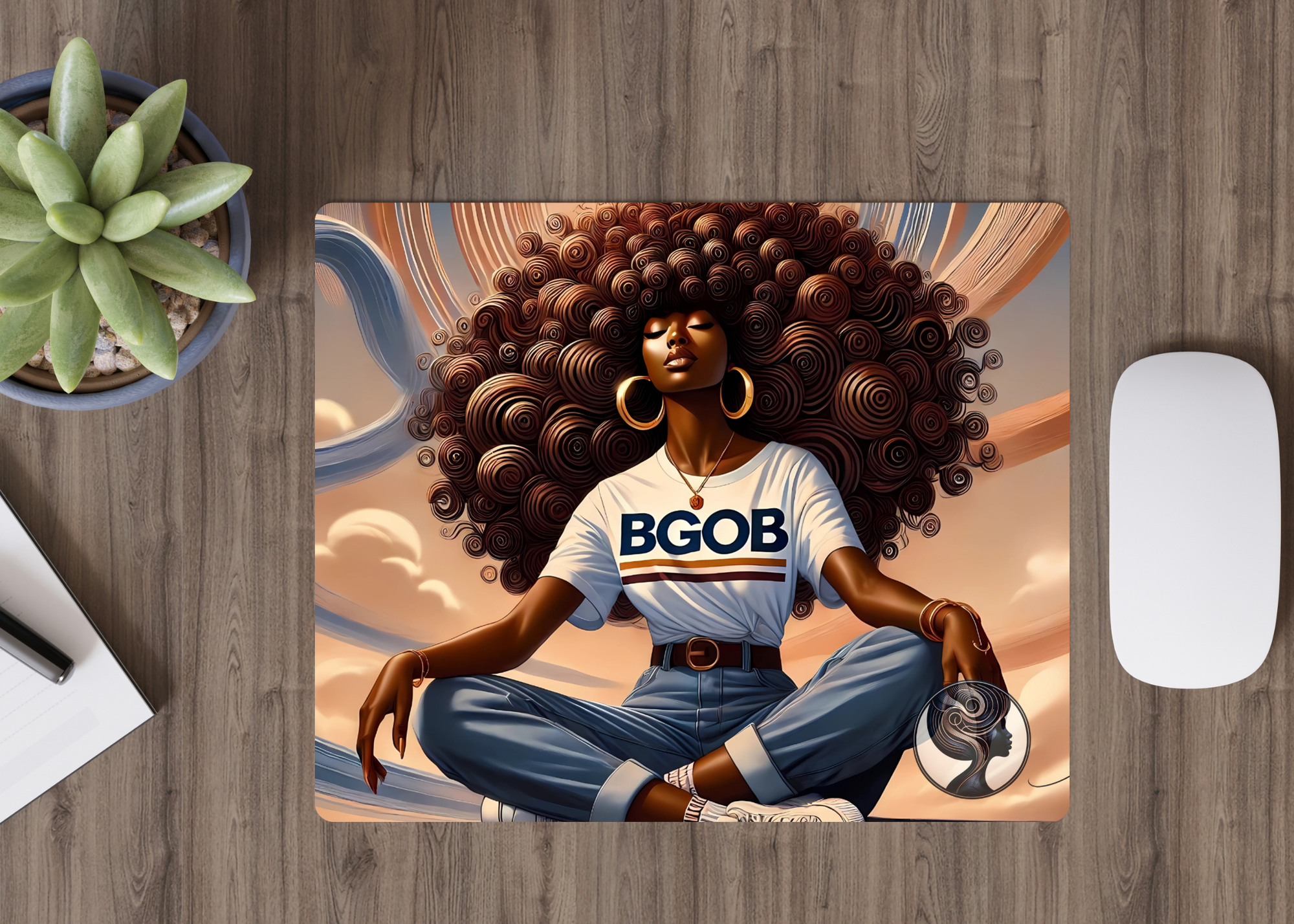 B.G.O.B. (Black Girl on Break) Mousepad (SQ3123771)