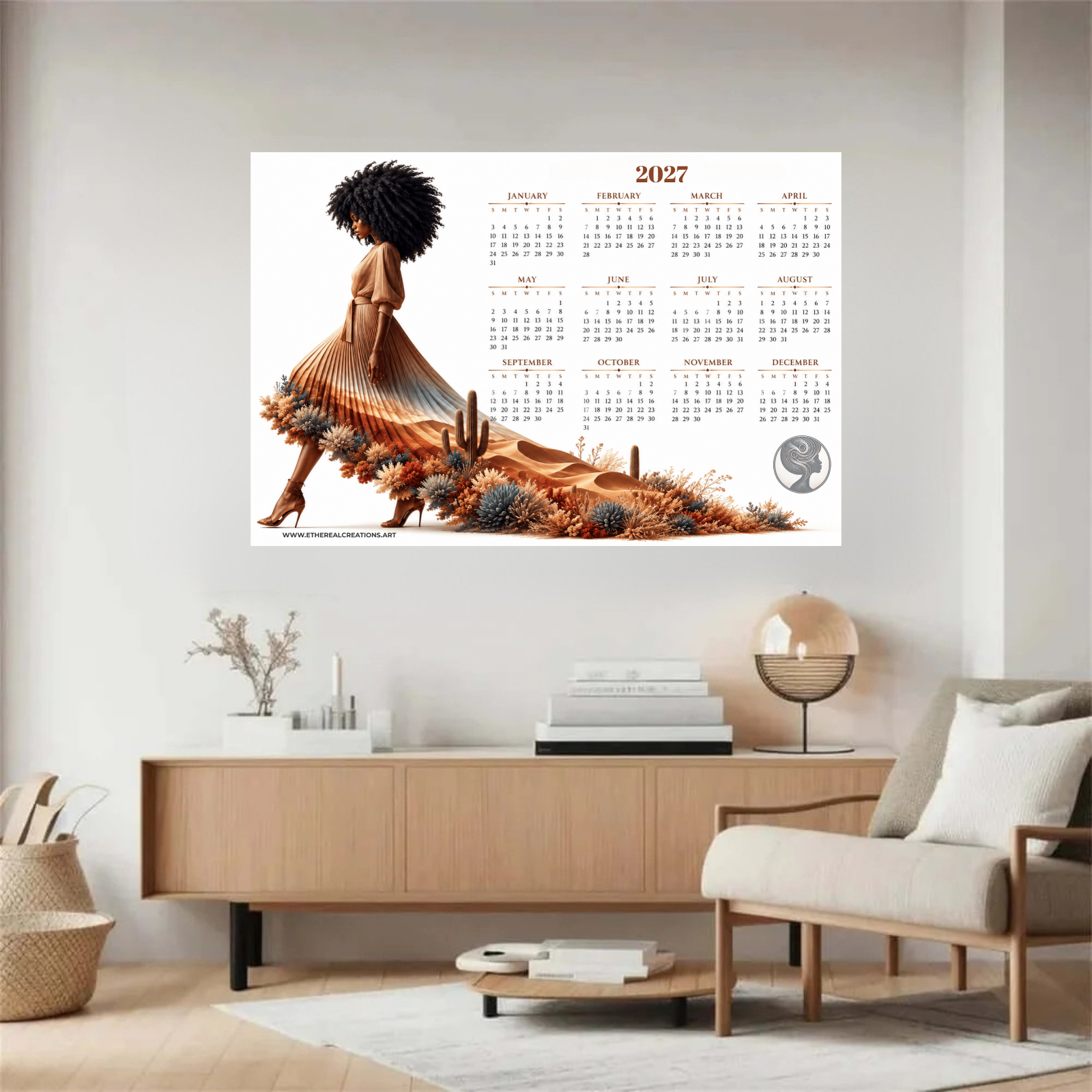 2027 Ethereal Creations Annual Art Calendar - Terra Muse