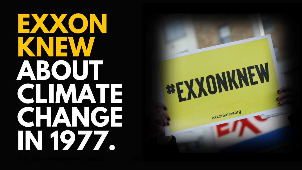       
  
     
 

 

   
    

   
   

     
     The Documented Record &nbsp;|&nbsp; 1977 to Present 

     
     Exxon Knew About Climate Change in 1977. Here Is  Exactly  What They Did With That Knowledge. 

     
     The Exxon climate document