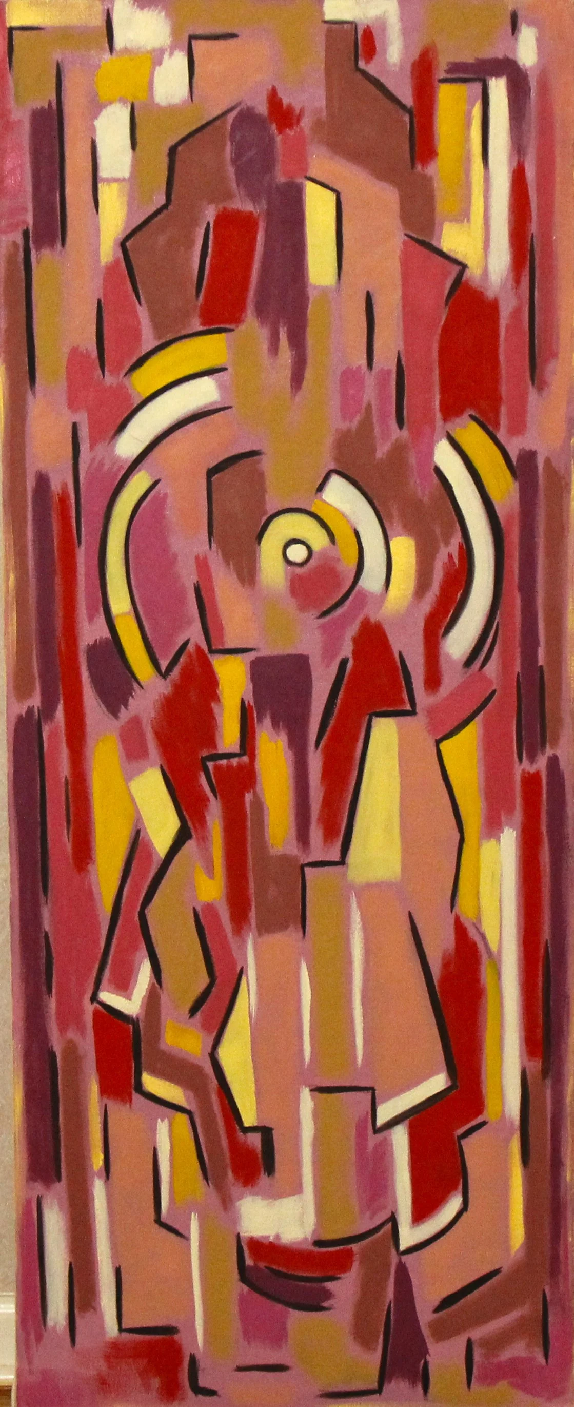 Violet and Yellow Cadence 2023 - Oil on Canvas