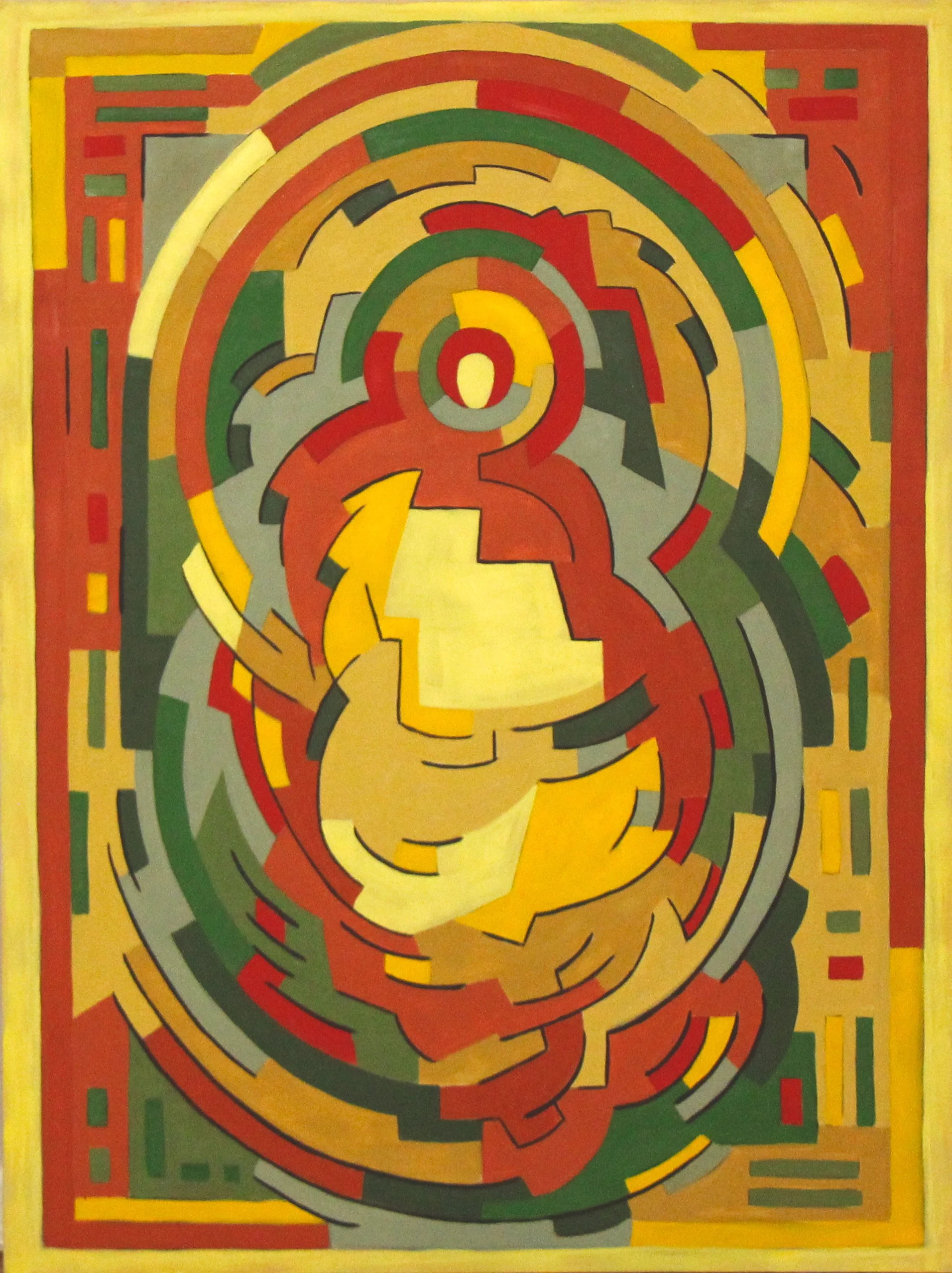 Dynamic Support for Contemplation 2023 - Oil on Canvas