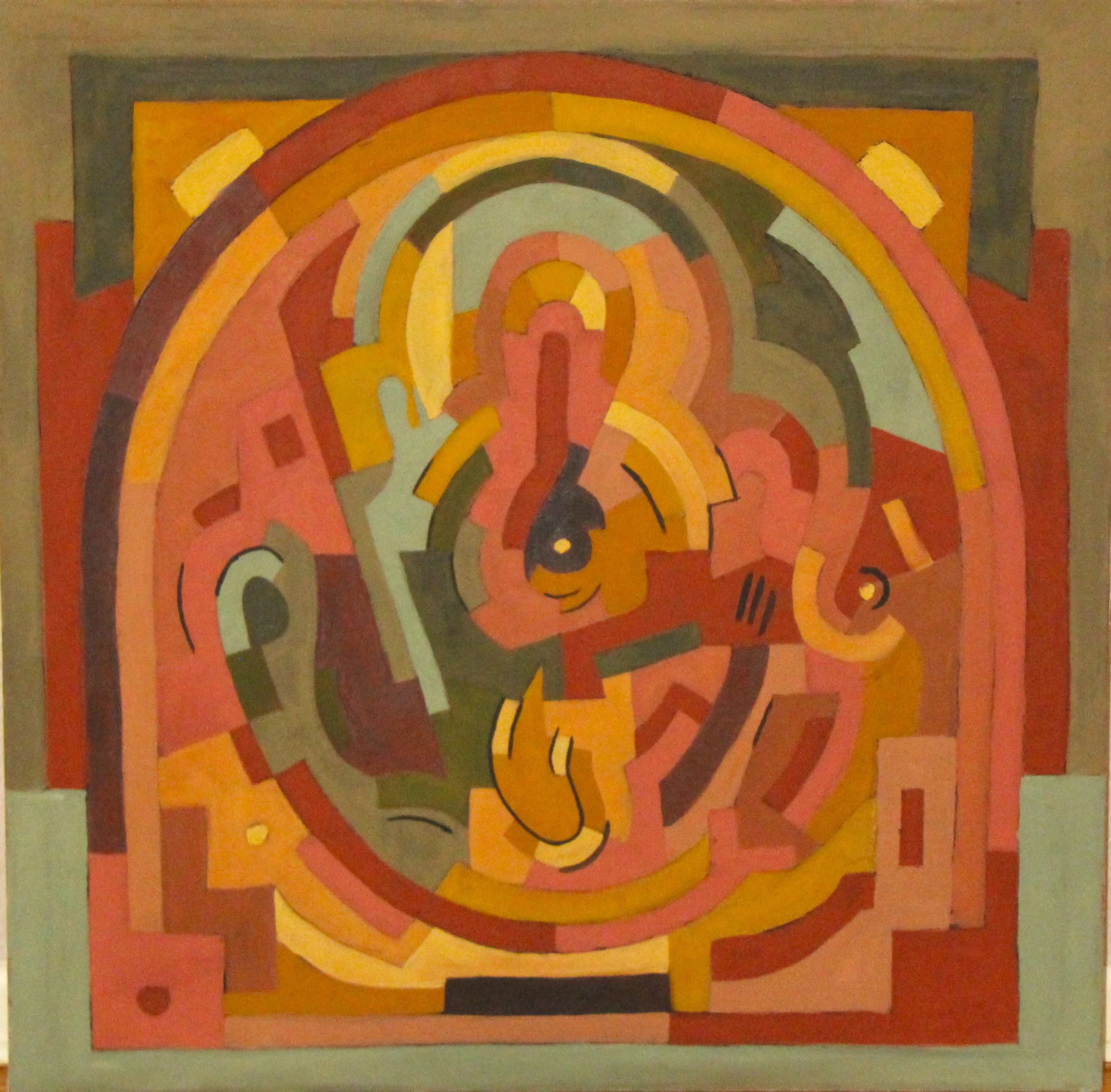 Harmony in Earth Tones 2022 - Oil on Canvas