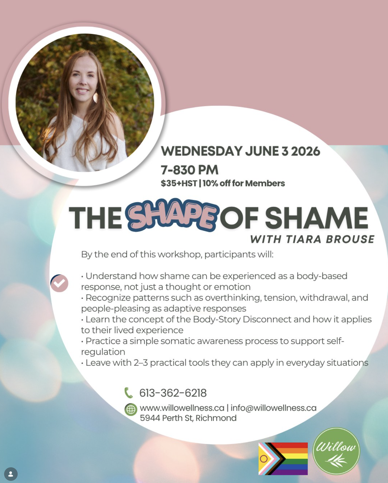 The Shape of Shame Workshop