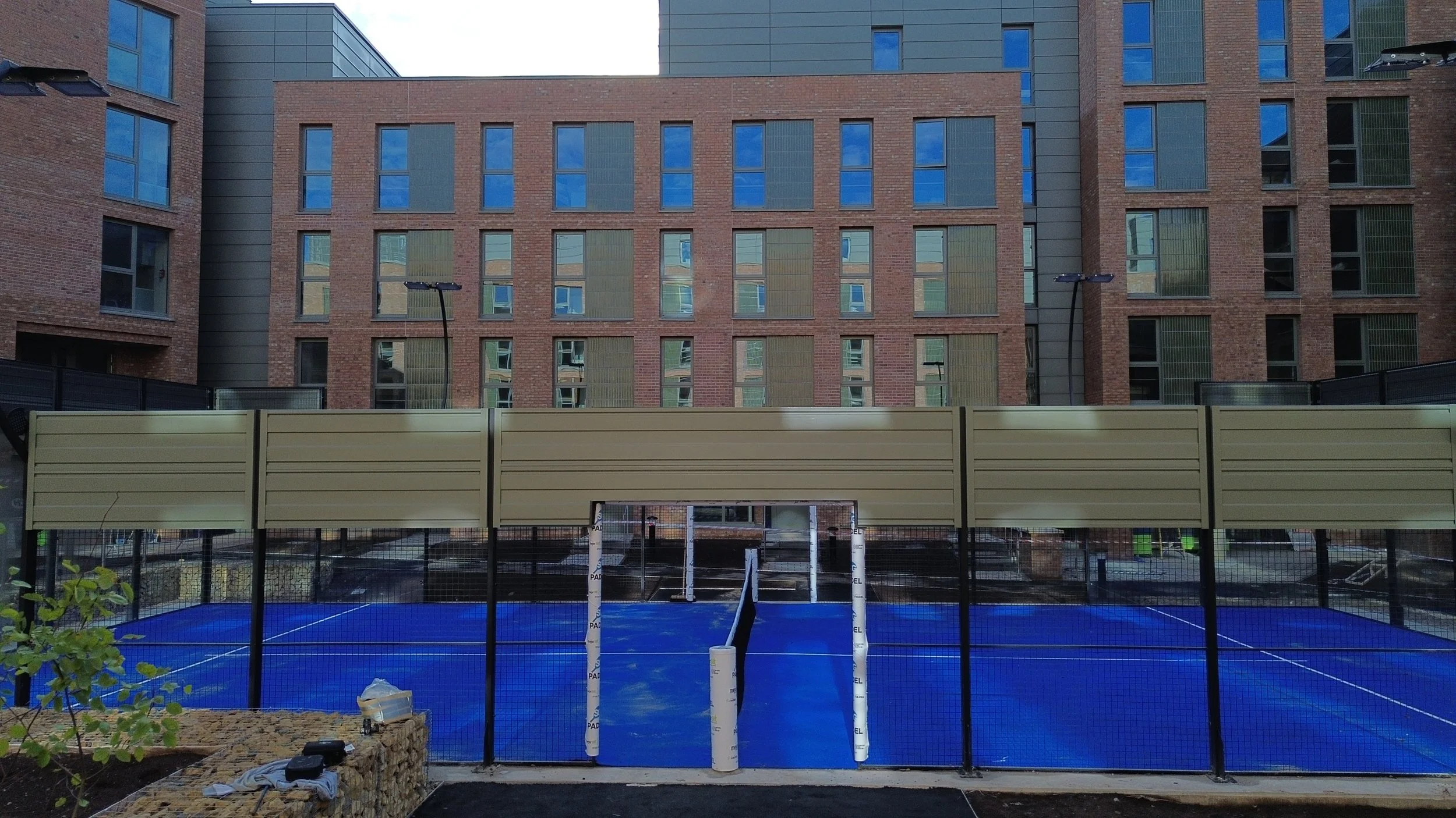 Arial Shot of a Single Padel Court. MejorSet UK Padel Best