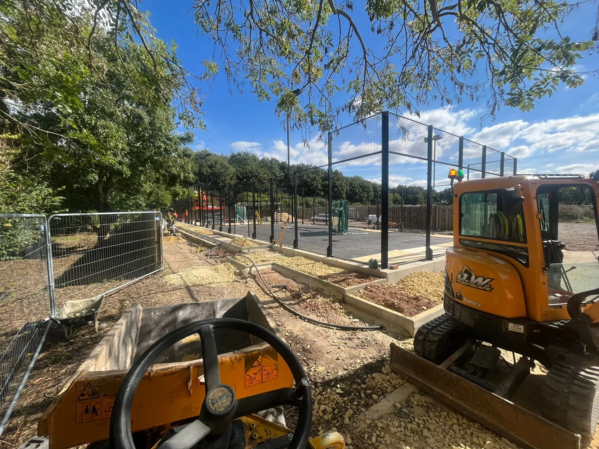 Groundworks UK Padel Court SG Padel