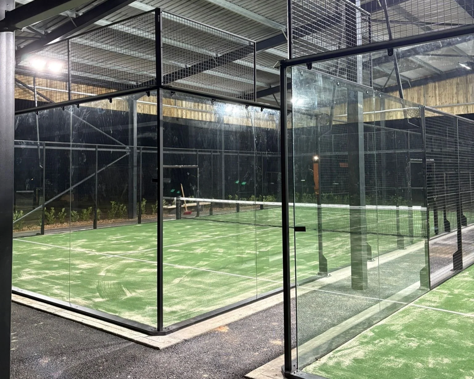 Lake Y Padel Courts underneath a large Canopy