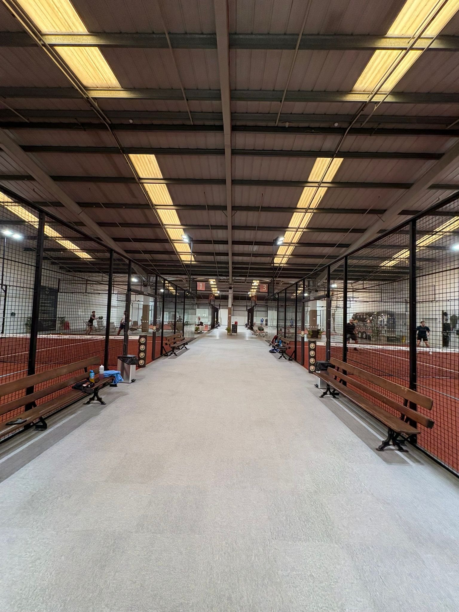 Padel Complex with Terracotta Turf UKs best padel court