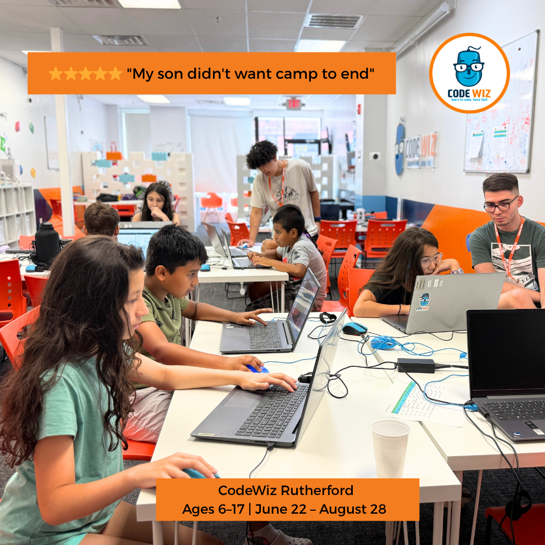 5 Reasons Rutherford Kids Are Choosing Coding Camp Over Traditional Summer Camp