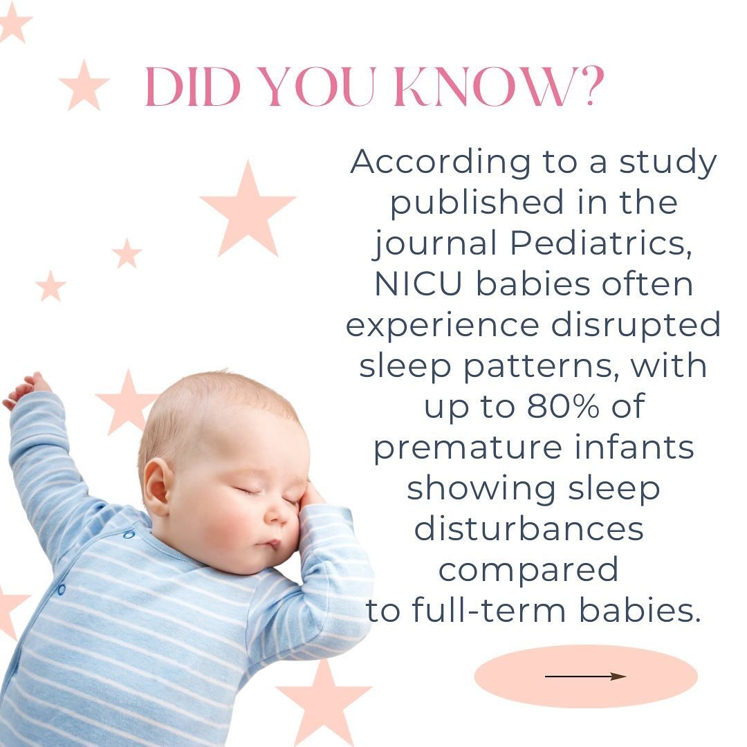 After the NICU, helping your little one adjust to sleep routines is a journey all its own 😴😵&zwj;💫

Did you know that after the NICU, preemies may experience sleep disturbances more frequently than full-term babies? Research shows that up to 80% o