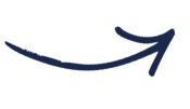 A navy blue arrow graphic on The NICU Translator website.