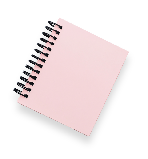 A pink notebook on The NICU Translator website.