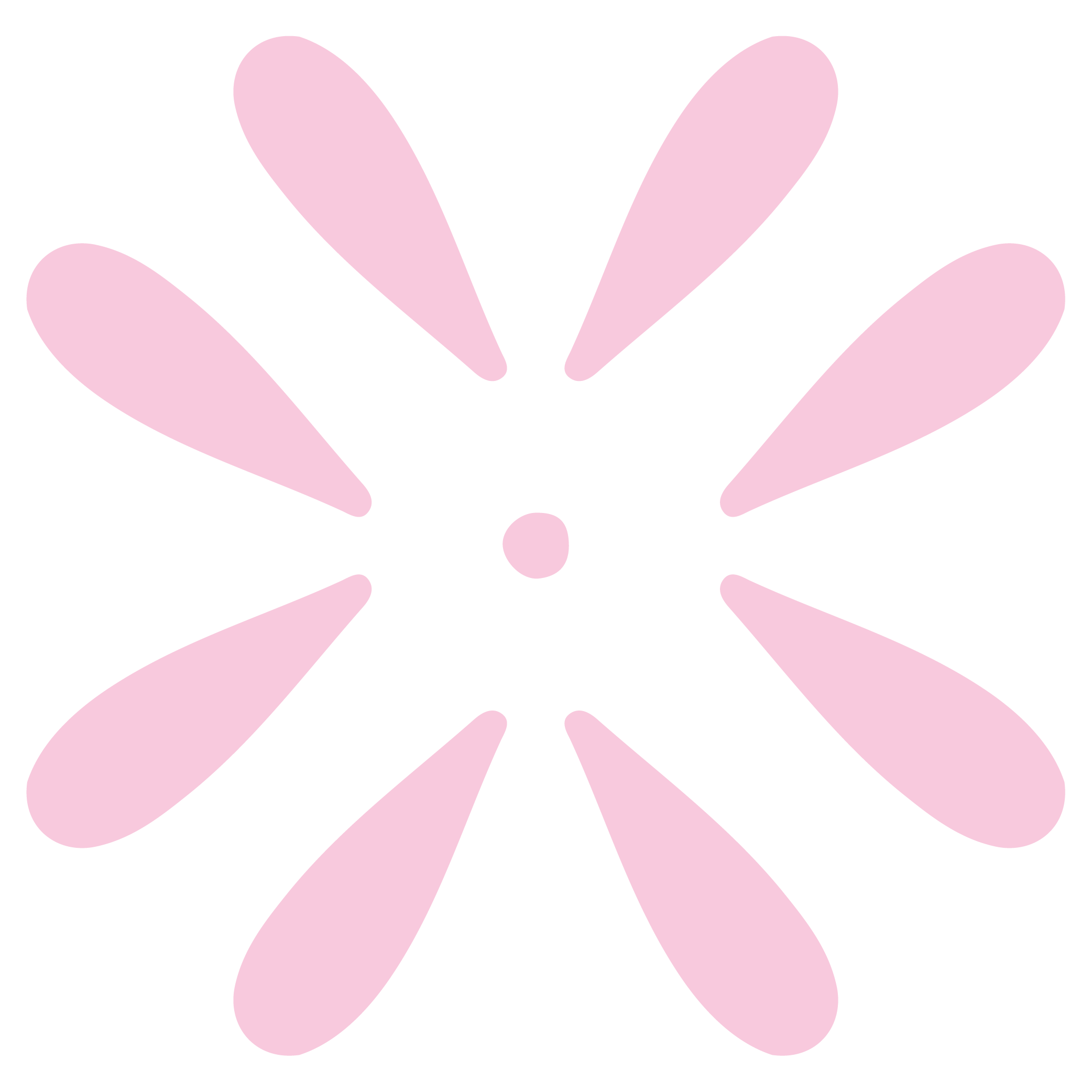 The NICU Translator floral submark in peony pink.