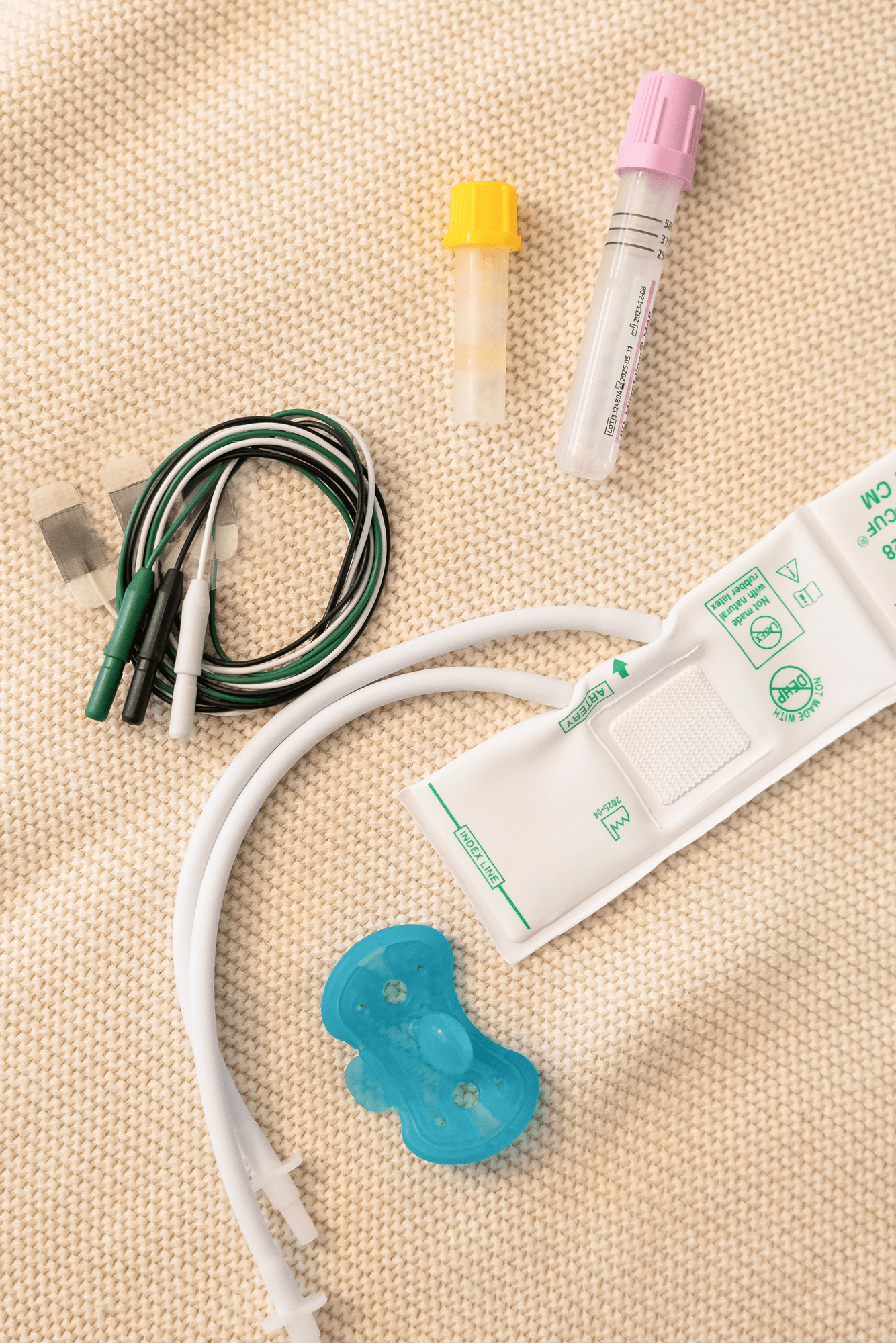 Supplies used by NICU nurse turned doula Mary Farrelly uses in her NICU Doula Academy course.