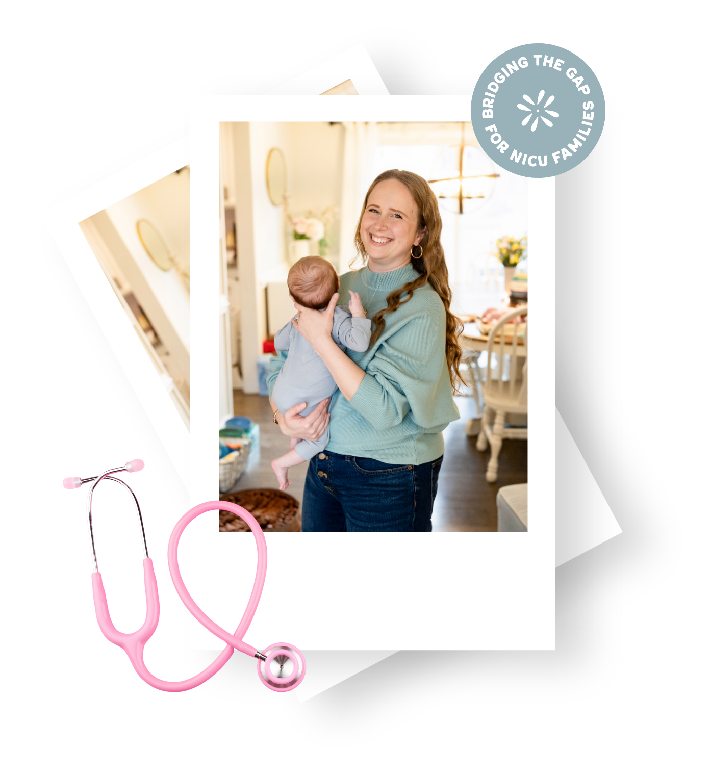The NICU Translator founder Mary Farrelly holds a newborn during one of her NICU doula trainings.