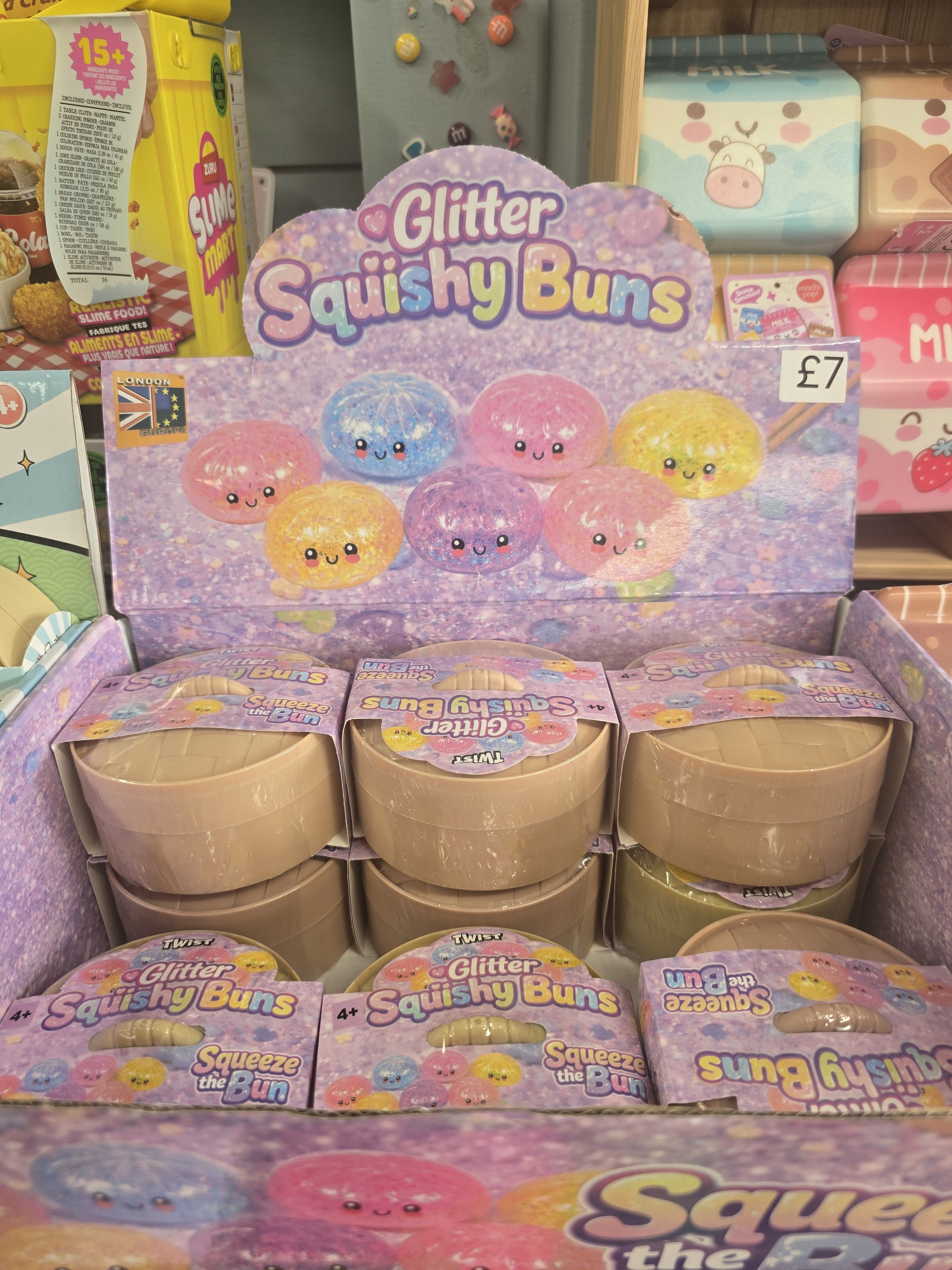 Glitter Squishy Buns