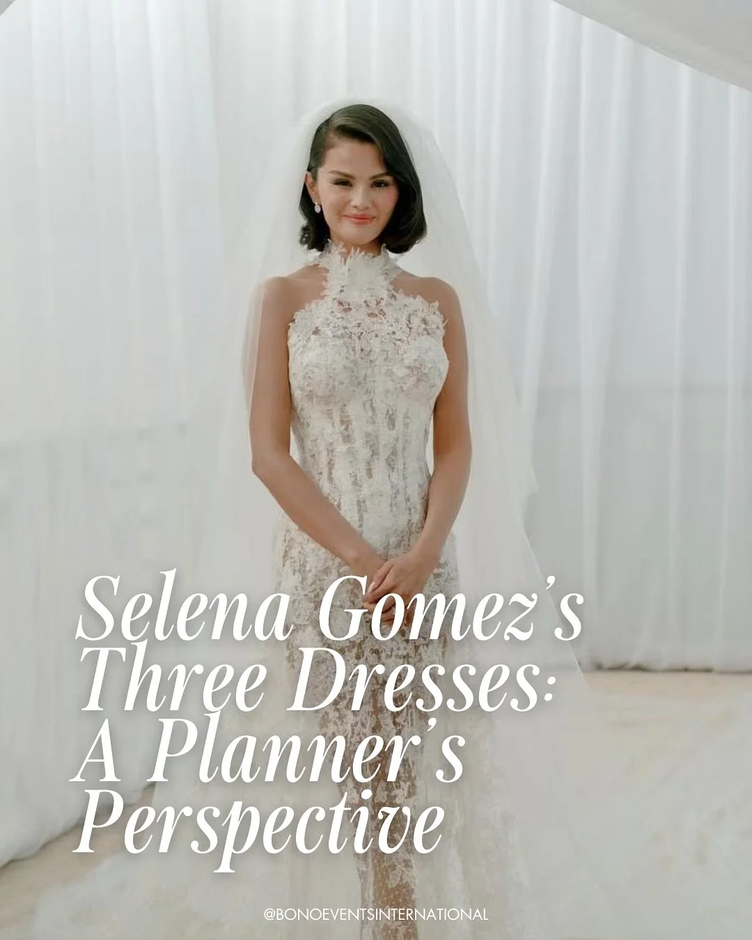 Yes, Selena wore three Ralph Lauren gowns.
 And yes&hellip; I&rsquo;m obsessed, but not just because of the fashion.

As a wedding planner, I see second (and third!) looks as something much deeper than a wardrobe change.
 They mark the moments.
It&rs