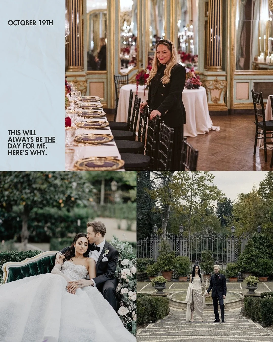 October 19th. A date I’ll never forget.
It was the day this business - Bono Events International - was born.
One couple. One wedding. One beautiful act of trust.
Jordan & Scott were my very first wedding clients, and they believed in me b