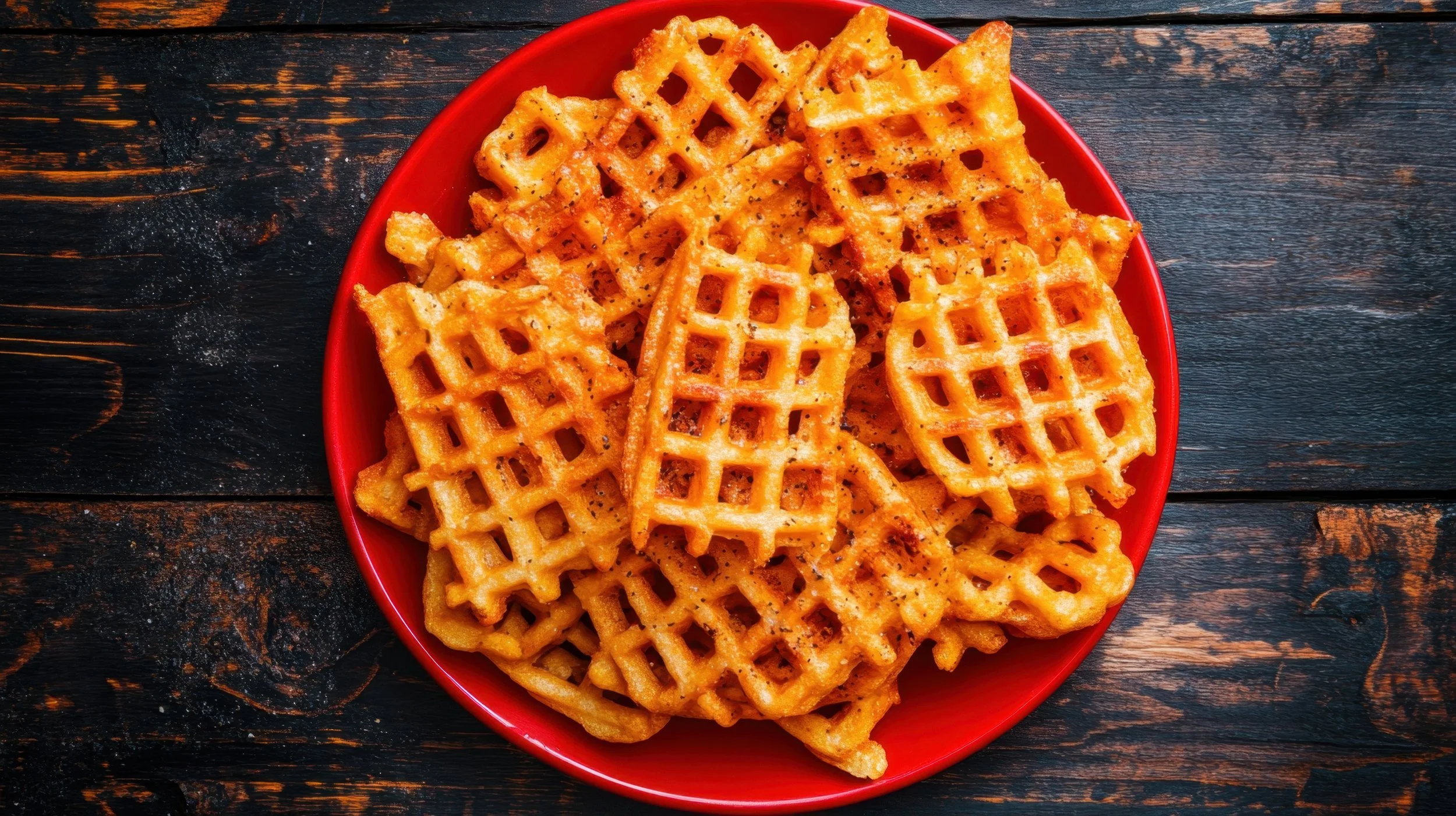 Red Waffle Fries
