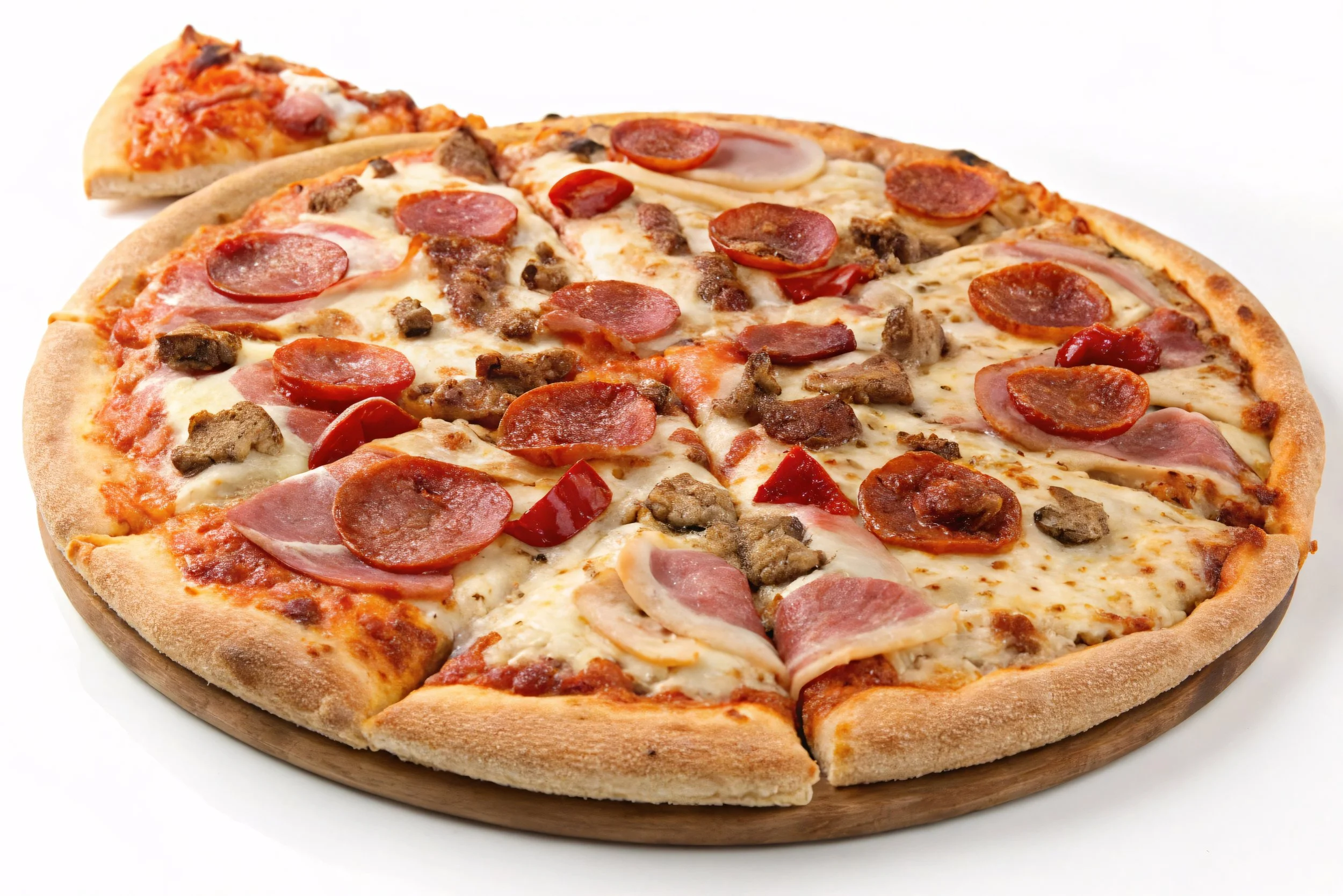 Meat Lovers Pizza Slice