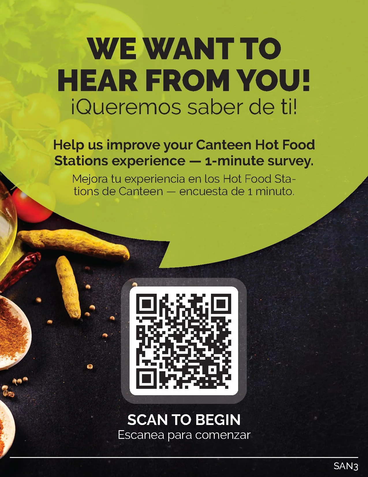 Amazon/Canteen Hot Food Station SAN3 Follow up